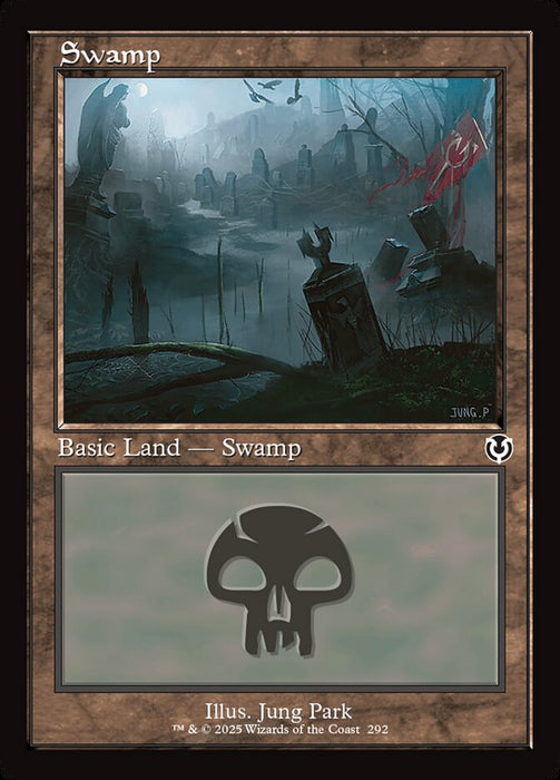 Swamp - Retro Frame (Foil)