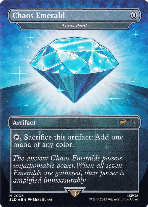 Chaos Emerald - Lotus Petal - Borderless - Full Art - Inverted (Foil)
