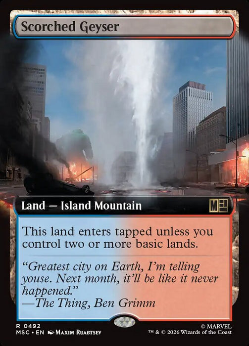 Scorched Geyser - Extended Art