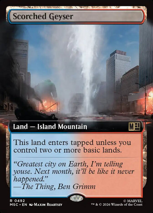 Scorched Geyser - Extended Art