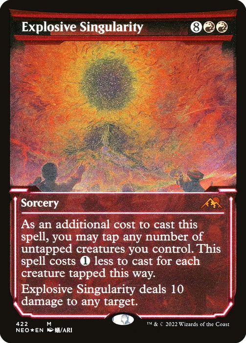 Explosive Singularity - Inverted - Showcase - Etched (Foil)