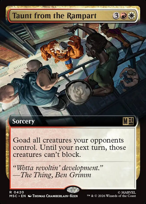 Taunt from the Rampart - Extended Art
