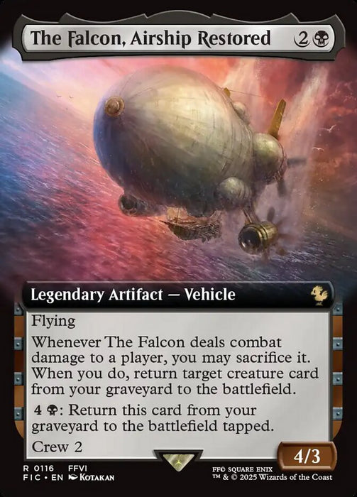 The Falcon, Airship Restored - Extended Art - Legendary
