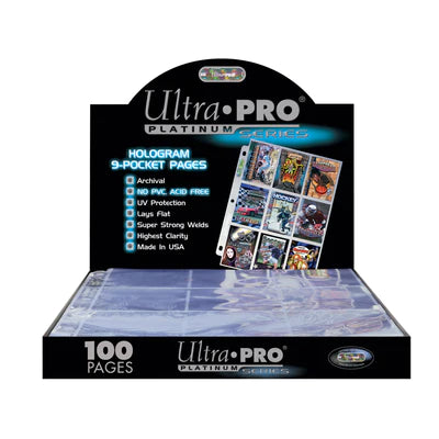 Ultra Pro Platinum Series 9-Pocket Hologram Pages (100ct)