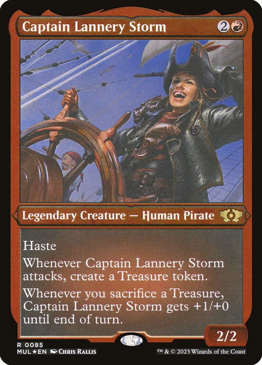Captain Lannery Storm - Etched - Inverted - Legendary - Etched (Foil)