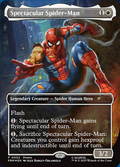 Spectacular Spider-Man - Borderless - Inverted - Legendary (Foil)