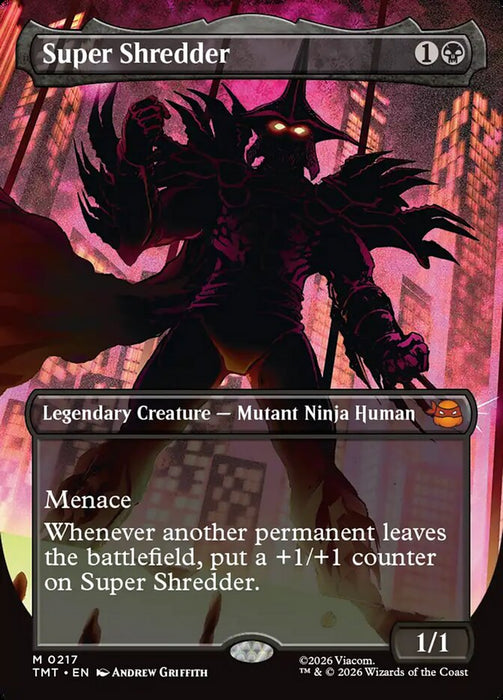 Super Shredder - Borderless - Inverted - Legendary (Foil)