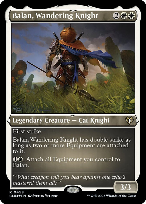 Balan, Wandering Knight - Etched - Inverted - Legendary - Etched (Foil)