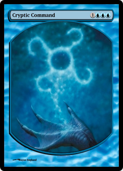 Cryptic Command - Textless - Full Art (Foil)