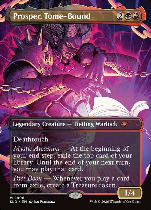 Prosper, Tome-Bound - Borderless - Full Art - Inverted - Legendary