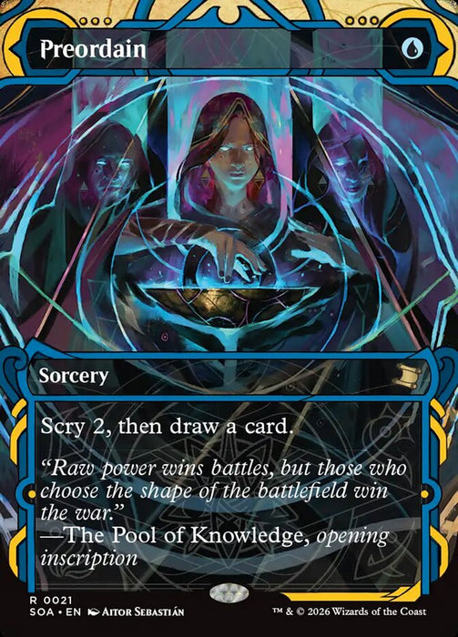 Preordain - Borderless - Inverted - Showcase