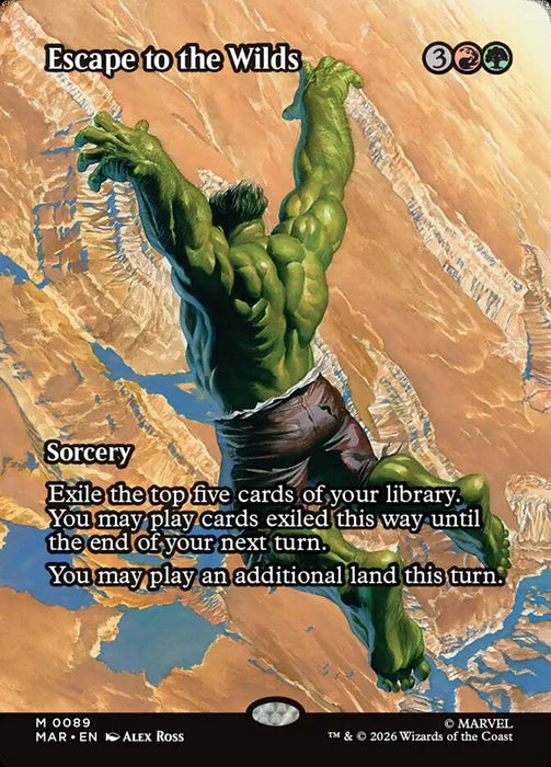 Escape to the Wilds - Borderless - Full Art - Inverted (Foil)