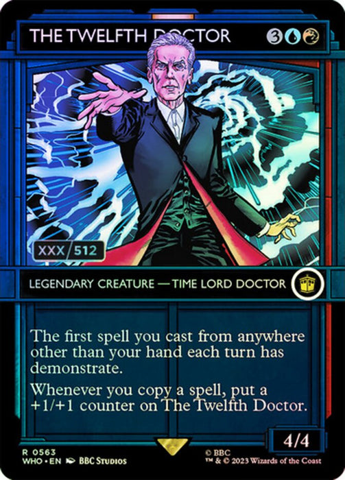 The Twelfth Doctor - Borderless - Inverted - Legendary - Showcase (Foil)