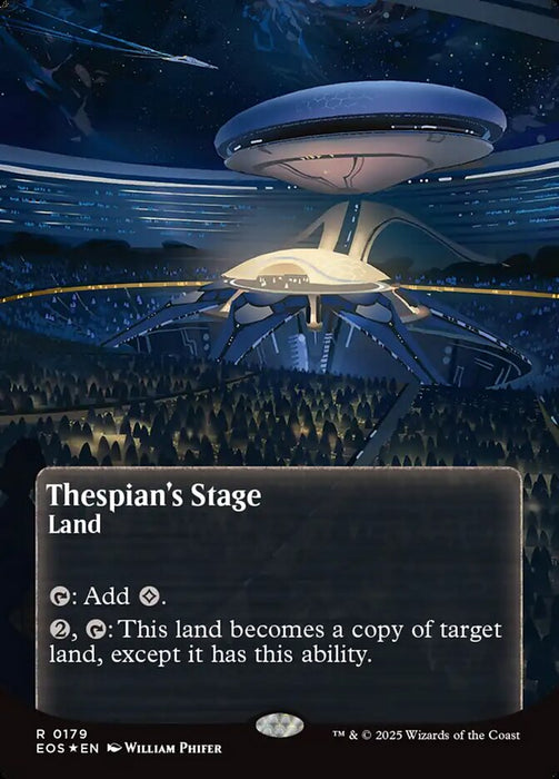 Thespian's Stage - Borderless - Full Art - Inverted (Foil)