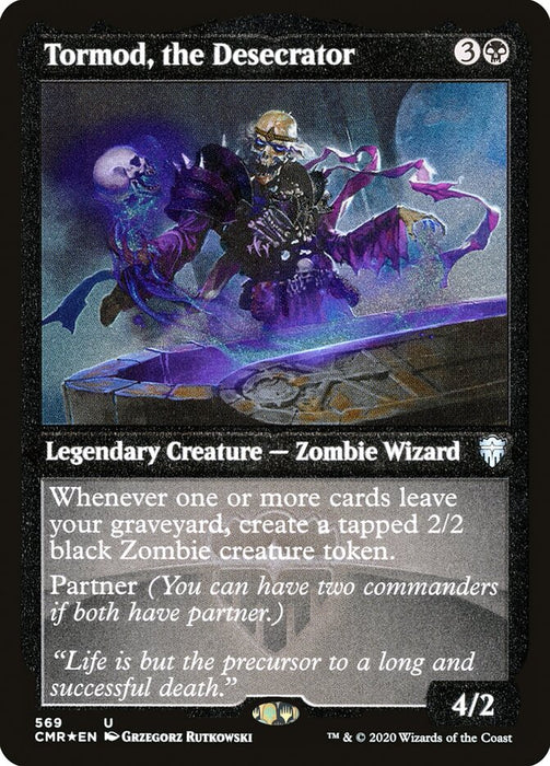 Tormod, the Desecrator - Etched - Inverted - Legendary - Etched (Foil)