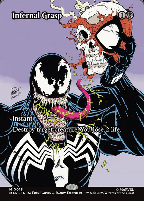 Infernal Grasp - Borderless - Full Art - Inverted (Foil)