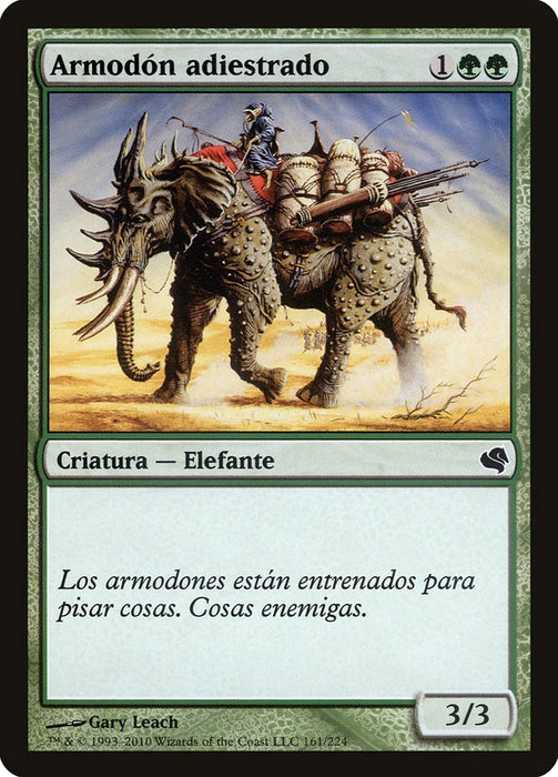 Armodón adiestrado - Trained Armodon