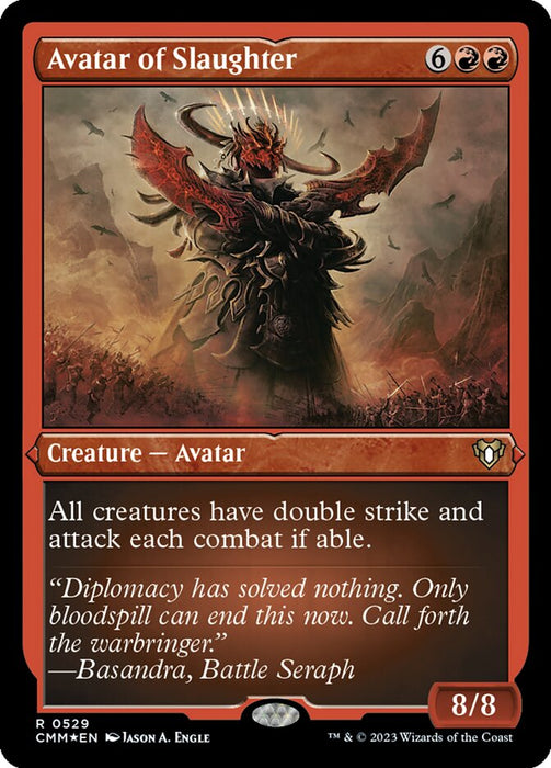 Avatar of Slaughter - Etched - Inverted - Etched (Foil)