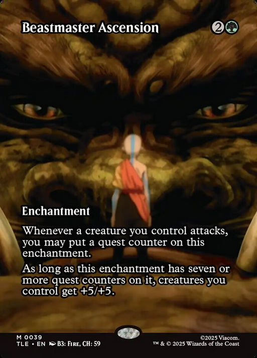Beastmaster Ascension - Borderless - Full Art - Enchantment - Inverted