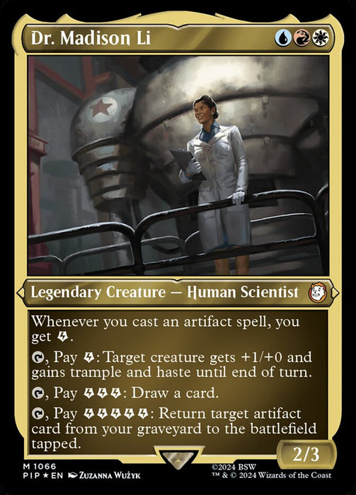 Dr. Madison Li - Etched - Inverted - Legendary - Etched (Etched Foil)