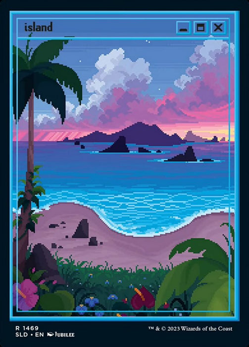 Island - Textless - Full Art (Foil)