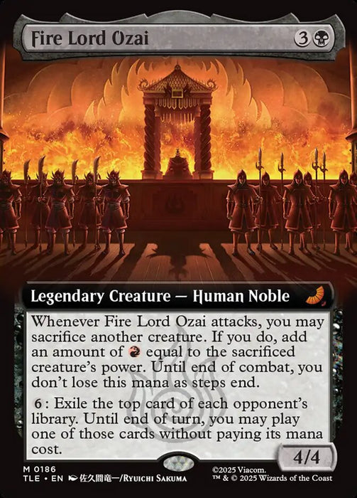 Fire Lord Ozai - Extended Art - Legendary (Foil)