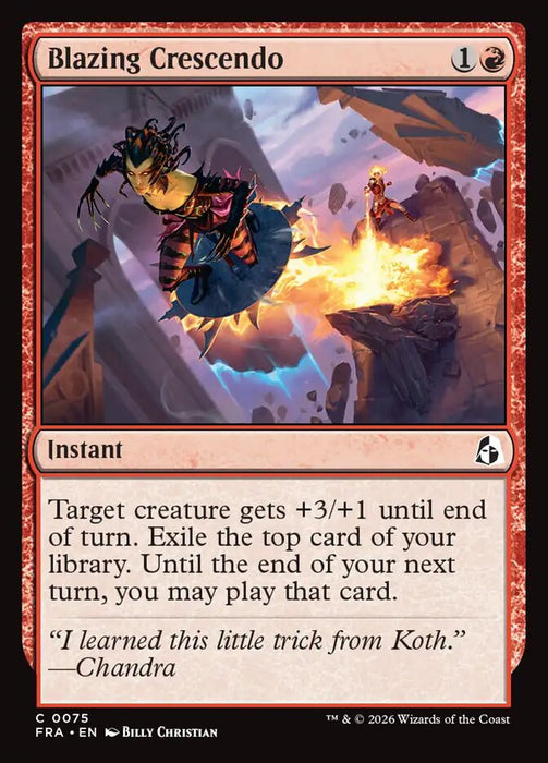 Blazing Crescendo (Foil)