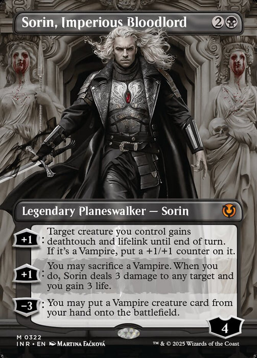 Sorin, Imperious Bloodlord - Borderless (Foil)
