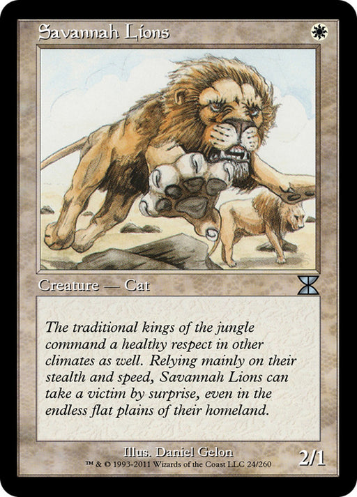 Savannah Lions - Retro Frame (Foil)