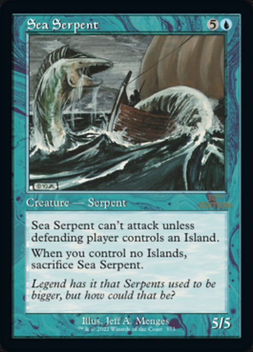 Sea Serpent - Retro Frame
