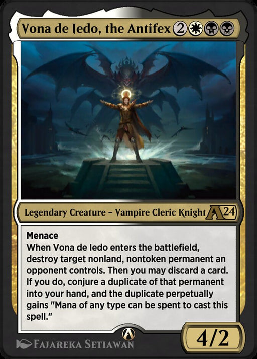 Vona de Iedo, the Antifex - Legendary
