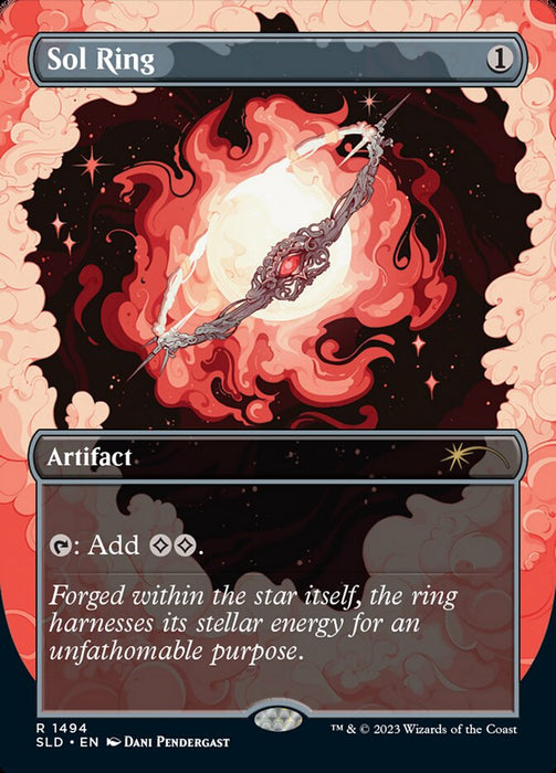 Sol Ring - Borderless - Full Art - Inverted