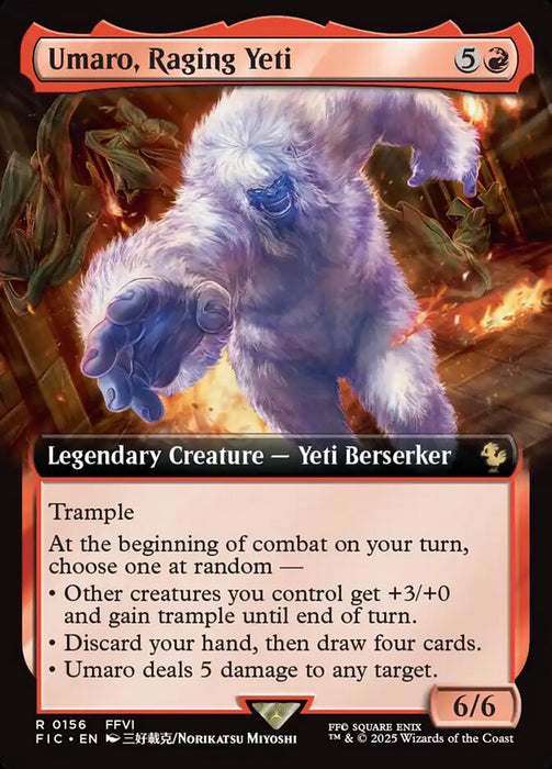 Umaro, Raging Yeti - Extended Art - Legendary (Foil)