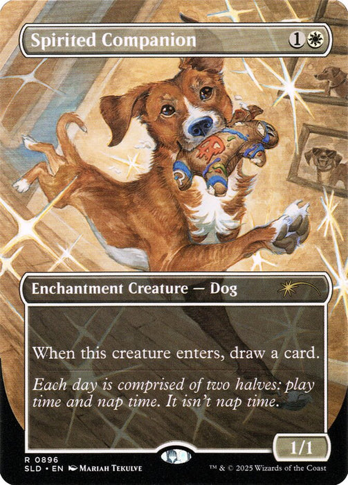 Spirited Companion - Borderless - Full Art - Inverted (Foil)