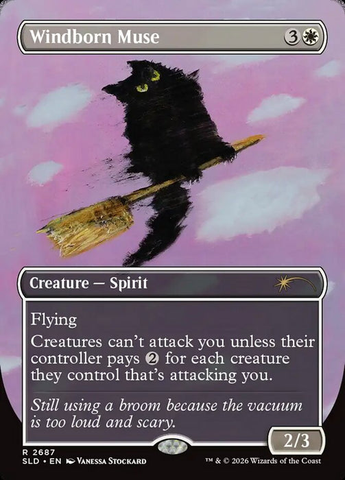 Windborn Muse - Borderless - Inverted (Foil)