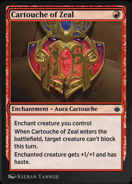 Cartouche of Zeal