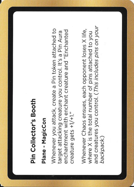 Pin Collector's Booth
