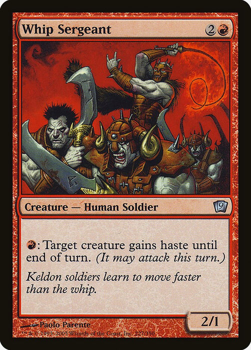 Whip Sergeant (Foil)