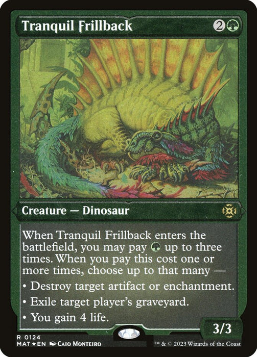 Tranquil Frillback - Etched - Inverted - Etched (Foil)