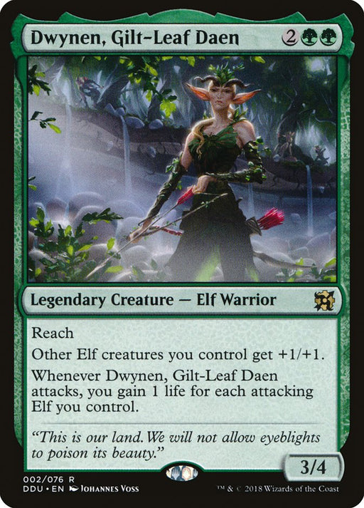 Dwynen, Gilt-Leaf Daen - Legendary
