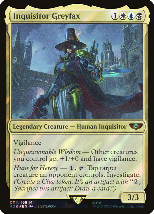 Inquisitor Greyfax - Legendary - Surge Foil (Foil)