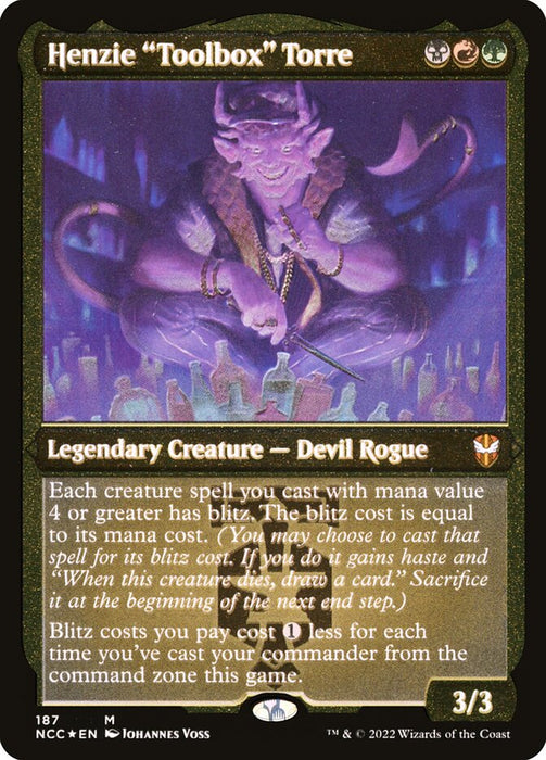Henzie "Toolbox" Torre - Etched - Inverted - Legendary - Etched (Foil)
