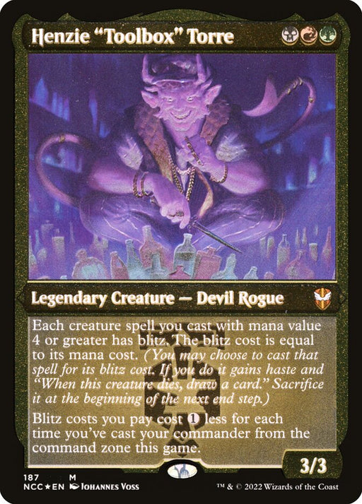 Henzie "Toolbox" Torre - Etched - Inverted - Legendary - Etched (Foil)