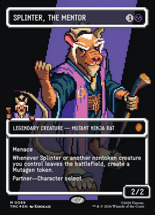 Splinter, the Mentor - Borderless - Full Art - Legendary (Foil)