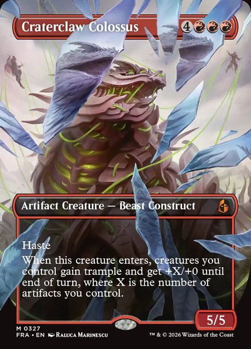 Craterclaw Colossus - Borderless - Full Art