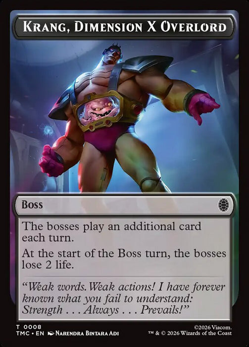 Krang, Dimension X Overlord (Foil)