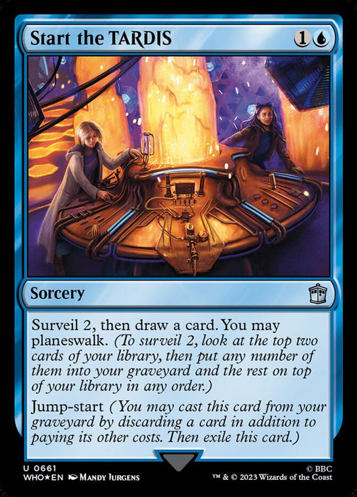 Start the TARDIS - Surge Foil (Foil)