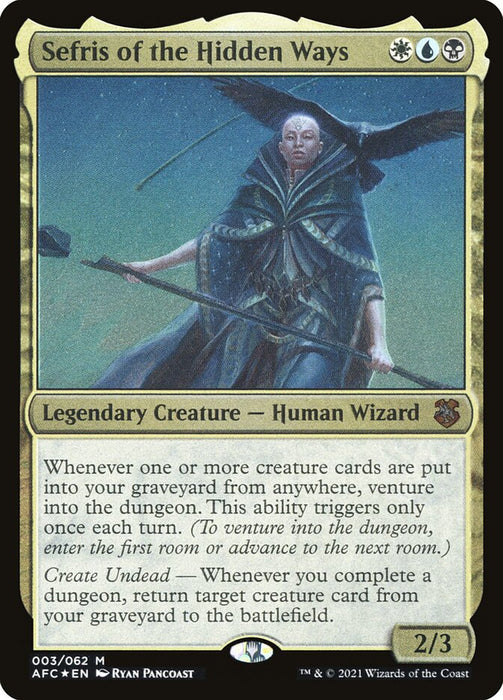 Sefris of the Hidden Ways - Legendary - Etched (Foil)
