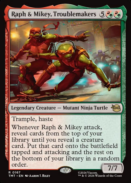 Raph & Mikey, Troublemakers - Legendary (Foil)