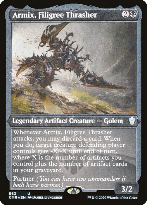 Armix, Filigree Thrasher - Etched - Inverted - Legendary - Etched (Foil)